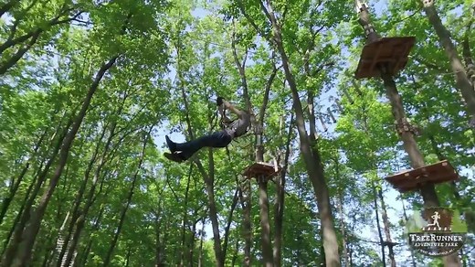 With over 195 exciting obstacles, 40 zip lines, six difficulty levels, and 12 different courses, there is plenty to explore at TreeRunner West Bloomfield Adventure Park! | TreeRunner West Bloomfield Adventure Park