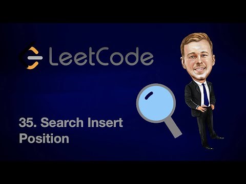 Leetcode 35. Search Insert Position [Java] | Binary search explained