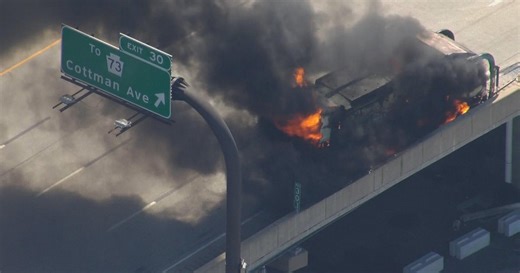 Portion of I-95 southbound in Philadelphia reopens after being closed due to trash truck fire