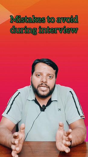 mistakes to avoid during interview | interview main kon se mistakes nahi karna chahiye. Avoiding mistakes during an interview is crucial for success. In this video, we'll discuss common mistakes to avoid during job interviews. From poor preparation and lack of confidence to improper etiquette and inadequate responses, we'll guide you on what not to do during an interview. #interviewmistakes #interviewtips #jobinterview #interviewadvice #shorts #interviewpreparation #interviewskills #interviewtec