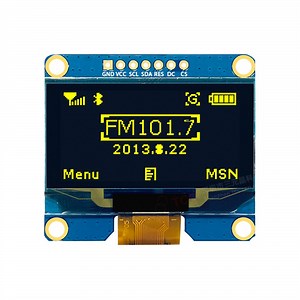[Hot Item] 1.54 Inch 128*64 Yellow OLED Display Module 7pin I2c Spi Interface SSD1309 Driver Chip