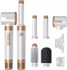 Amazon.com : Generic Hot Air Hair Dryer Brush, 7 in 1, Corded Electric, White : Beauty & Personal Care