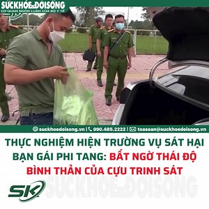 1.7M views · 10K reactions | Mới đây, cơ quan CSĐT Công an tỉnh Bến Tre đã thực nghiệm lại hiện trường vụ cựu trung úy trinh sát hình sự Ngô Minh Thông sát hại bạn gái rồi phi tang xác xuống sông Hàm Luông (Bến Tre), sau khi Thông bị khởi tố, bắt tạm giam. | Báo Sức Khoẻ và Đời Sống | Facebook