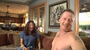 Enthusiastic mature with nice big nipples