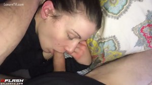 Passed out Teen Friend sucks cock