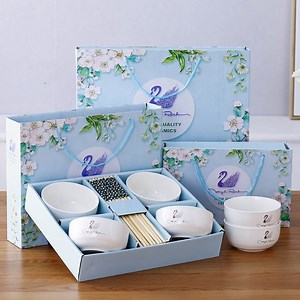 [Hot Item] Tableware Set Ceramic Tableware Opening Wedding Gift Promotiontableware Set