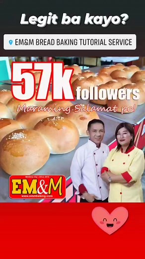 EM🧡M 2023 www.emmbaking.com #emmbaking101 #EMM2023 #ClassicBreads #BreadMaking #Bakery #Philippines #AuthenticRecipe #Legit #HandsOn #FaceToFace #OnlineWebinar #FoodpandaVendor #GrabfoodMerchant #BakeryEquipment #Reels #Reel #ViralReels #FBReels #ReelsFacebook #Stories #Health #Malunggay #Pandesal #Training #Face2Face #PHReels #PinoyReels | EM&M Classic Breads and Baking Tutorial