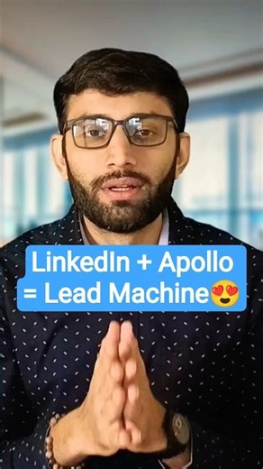 LinkedIn + Apollo = Lead Generation Machine #shorts #leadgeneration