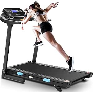 ANCHEER Treadmill 300 lb Capacity with Incline, 51" x 18" Ultra-Wide Running Area, Max 3.25HP Large Folding Treadmill for Home Gym, Electric Walking Running Machine