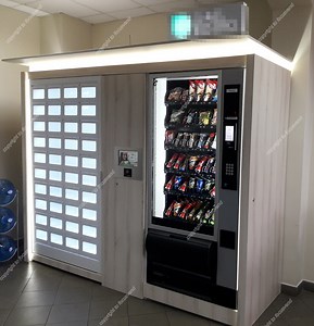 [Hot Item] 2023 Popular Convenient Intelligent Commercial Smart Locker Vending Machine with Touch Screen Accept Thailand Currency /Euro /Apple Pay /Qr Code