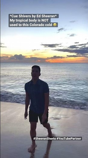 *Shivering* In Colorado #YouTubePartner and #SheeranShorts