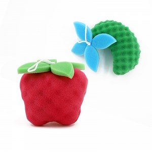 [Hot Item] Baby Animal Fruit Shape Shower Washing Sponge Bath Sponge