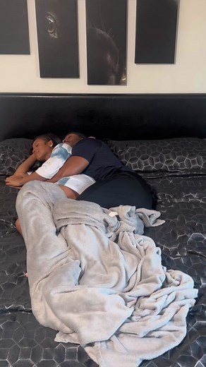 When she not done cuddling