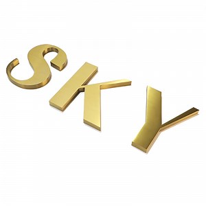 [Hot Item] Customized Fabricated Metal Letters to Outdoor Shop Front Decoration