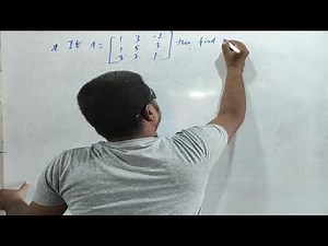 Adjoint of Matrices | Lecture 13 adjoint of a square matrices|adjoint of a matrix| adjoint of matrix