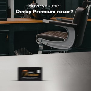 Have you met Derby Premium razor? It offers a comfortable shave with perfect sharpness and optimum flexibility. ‍♂️ Ask your barber now! #Derby #DerbyShaving #DerbyPremium | DerbyShaving | Facebook