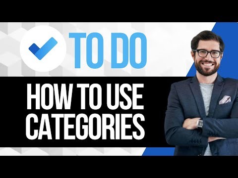 How to Use Categories in Microsoft To Do