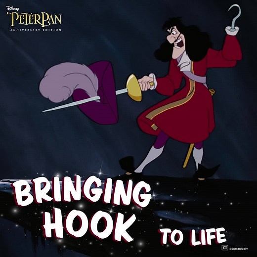 See the live-action acting reference that inspired the performance of the swashbuckling seafarer Captin Hook. | Peter Pan