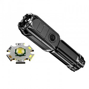 [Hot Item] 500 Lumens Long Distance Rechargeable Torch Mini Bright Multifunction Solar LED Flashlight