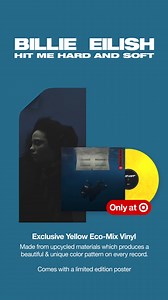 4.3K views | GET THE NEW BILLIE EILISH ALBUM, HIT ME HARD AND SOFT, in Target stores!  Shop the Target Exclusive CD and yellow eco-mix vinyl now — both include a limited-edition poster  Target Exclusive Tee is also available to shop!  | Target | Facebook