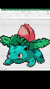 Pixel Art 0002 Ivysaur #PixelArtMagic #pixelart | Captain Nemo