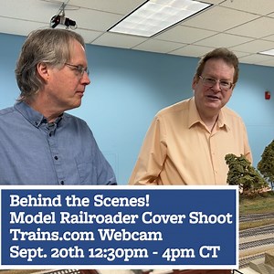 70 reactions | Unlimited Members: Join us live tomorrow from 12:30pm - 4pm for a special behind the scenes Model Railroader cover shoot via the Trains.com Webcam | Model Railroader magazine | Facebook