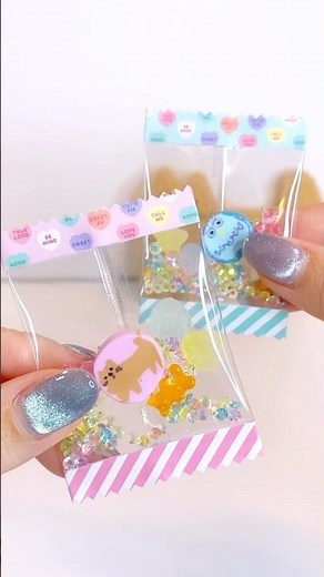 隠れ工房GreenOceanさんの謎福袋に入っていたシーラーでキャンディバッグ作ってみた！！！