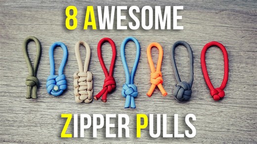 8 Creative Paracord Zipper Pulls | Simple and Stylish Ideas