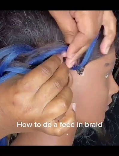 HOW TO FEED IN A BRAID‼️ #memphisbraider #howto
