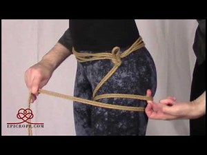 Beginner | Rope Bondage Tutorial : Basic Hip Harness