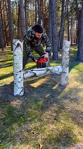 Carving a Bench Out Of Tree Logs! | Bored Panda Art