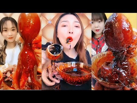 【OCTOPUS CHALLENGE】INSANE CHINA MUKBANG ASMR OCTOPUS EATING SHOW COMPILATION