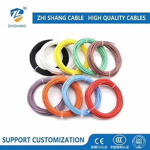 [Hot Item] 30AWG Afr250 300V PTFE Silver Plated High Temperature Heating Wire and Cable