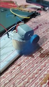 Motor control using Transistor and Arduino UNO 😀👍 #arduino #arduinoproject #coding #trandingshorts