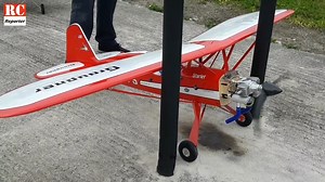 RC Plane Engine and flight test of the Graupner STARLET large scale #rcplanes #RC #rcairplane #modeling #largescale #test | RC Reporter