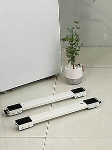 Washing Machine Stand Multi-functional Movable Adjustable Base Mobile Roller Locking Bracket Refrigerator Stand
