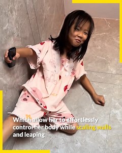 161K views · 4.3K reactions | A video of a young girl "Defying Gravity" at home has gone viral online.  | The Viral Vid | Facebook