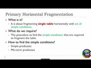 Fragmentation in Distributed Database
