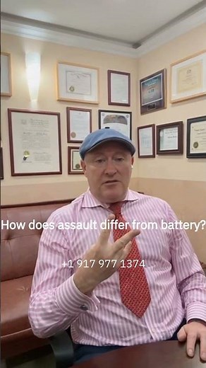 How does assault differ from battery?#ViolentCrimes#Assault#Battery#Law#Difference#Threat#Fear#Harm