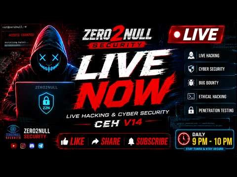 LIVE Hacking Class – From Basics to Advance! 🔥 Ethical Hacking Classes