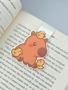 Kawaii Capybara and Ducks Magnetic Bookmark - Cute Animal Themed Gift - Adorable Bookmark for Book Lovers and Animal Lovers - Etsy UK