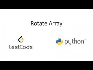 Leetcode - Rotate Array (Python)