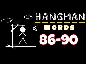 HANGMAN WORDS Two Player Games level 86 87 88 89 90