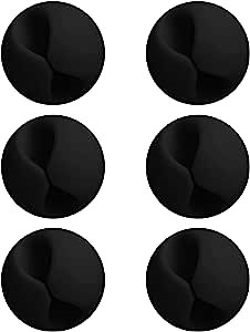 Cable Clips Cord Organizers Cable Management 6 Pack Wire Holders