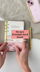 Upgrade your planning with a fully customizable Personal-sized insert. You pick EVERYTHING! Fits perfectly in Filofax binders 🤩 | Personal Planner