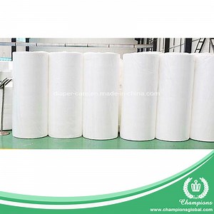 [Hot Item] Waterproof Spunbond Fabric SSMMS Non-Woven Fabric Roll for Making Baby Diaper