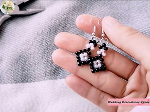 How to Make Very Easy Seed Beads Earrings | Wedding Decoration Ideas