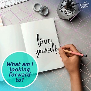 A ‘Gratitude Journal’ can help shift your mindset, so you see more of the bigger picture, and a more positive take on life. Here are a few questions to get your journal started. For more help with your journal check this out: https://bit.ly/3glIfaG. | Shower To Shower