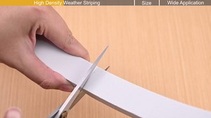 ToLanbbt White Door Window Weather Stripping Self Adhesive Foam Tape High Density Foam Sealing Strip Window Insulation Weatherproof Gasket Tape for Doors and Windows (1/2" W X 1/4" T X 8.5')