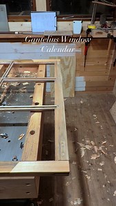 Part 19 and 20 of my window calendar (might not finish on the 24th since it’s been crazy busy in the shop) To remove small nails I make my own core drill from a slotted spring pin slightly larger than the nail. You can use it as it is, letting the sharper end go into the wood first, but I’ve found it leaves nicer holes going butt first and sharpening the edge on one side of the slot so it cuts a bit. To get it centered around the nail, I just firmly press against the wood and carefully start the